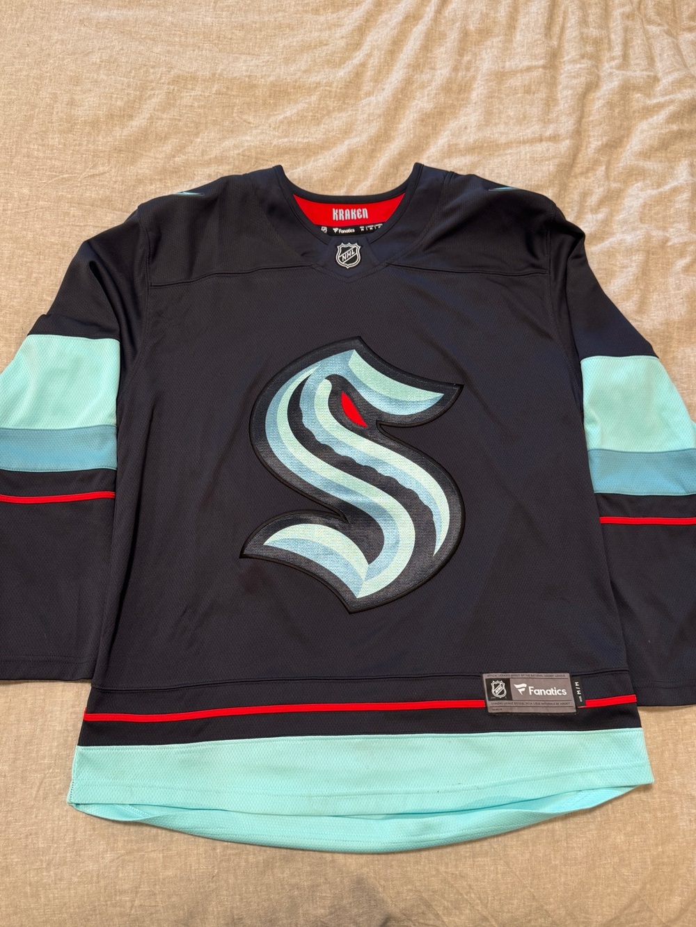 Fanatics Seattle Kraken Home Hockey Jersey